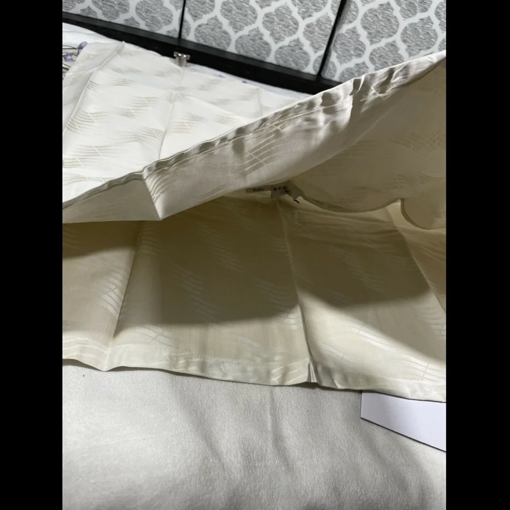 NIB SFERRA Vissio [ 1 Euro Continental] Pillow Sham Champagne 26‎ x 26